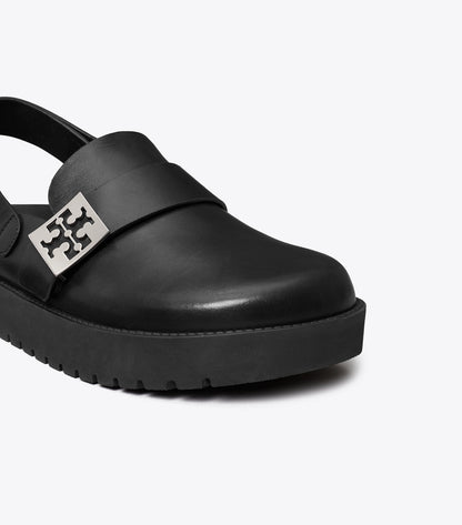 Tory Burch Latest - Mellow Sport Mule - Perfect Black / Silver