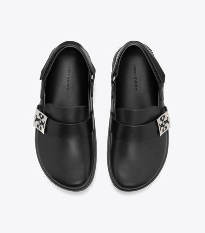 Tory Burch Latest - Mellow Sport Mule - Perfect Black / Silver
