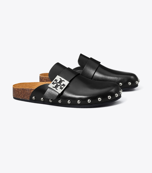 Tory Burch New - Mellow Studded Mule - Perfect Black