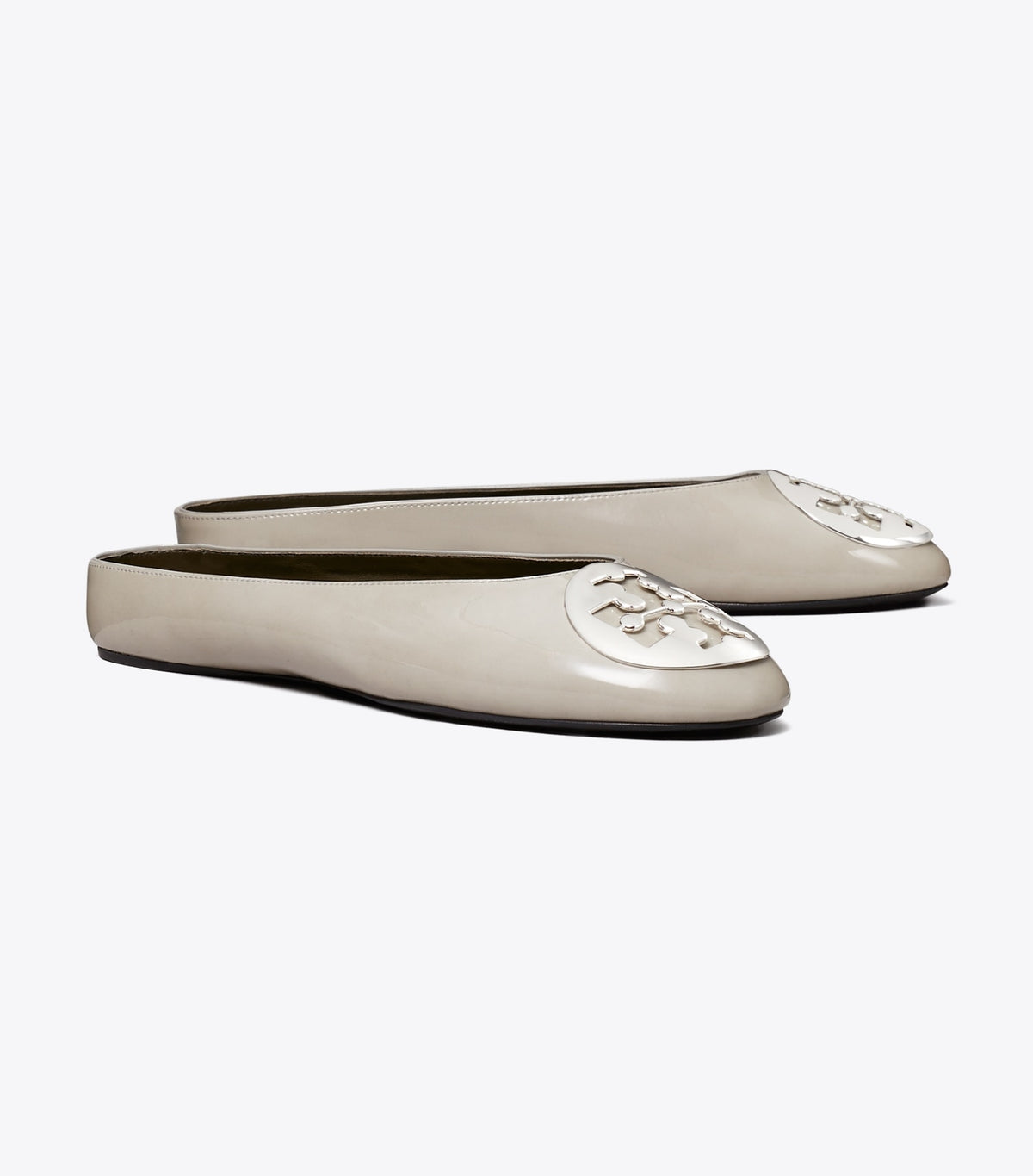 Tory Burch Premium - Reva Ballet Mule - Gray Clay