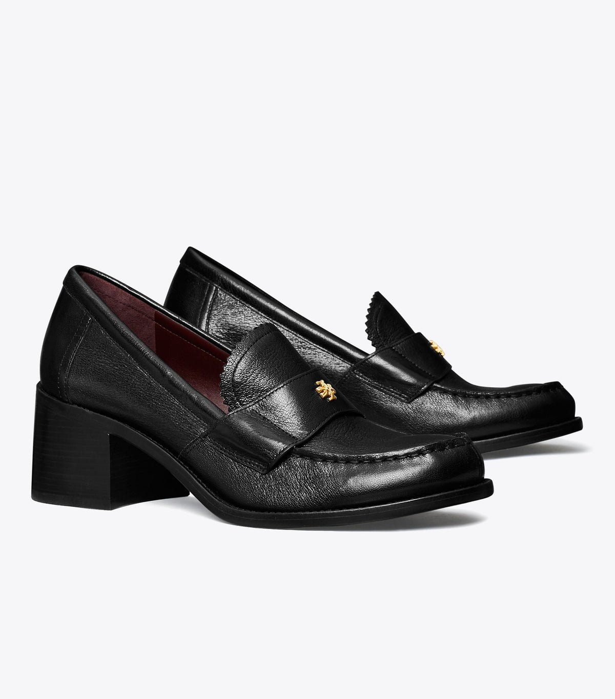 Tory Burch Discount - Classic Heeled Loafer - Perfect Black
