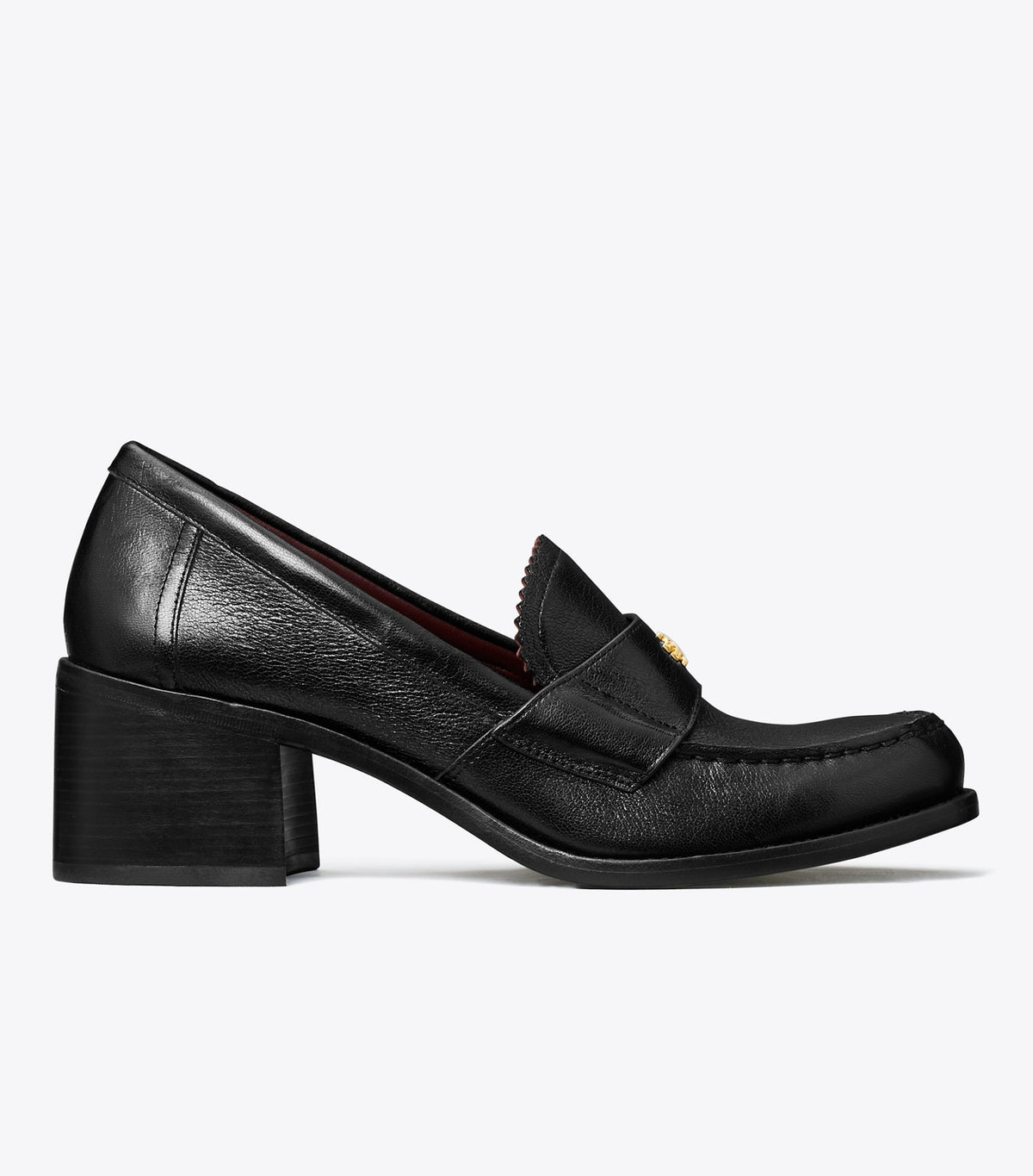 Tory Burch Discount - Classic Heeled Loafer - Perfect Black