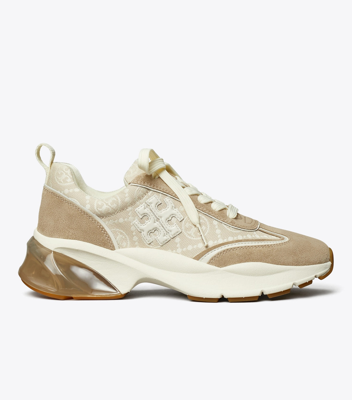 Tory Burch Recommended - T Monogram Good Luck Trainer - Birch / Avola