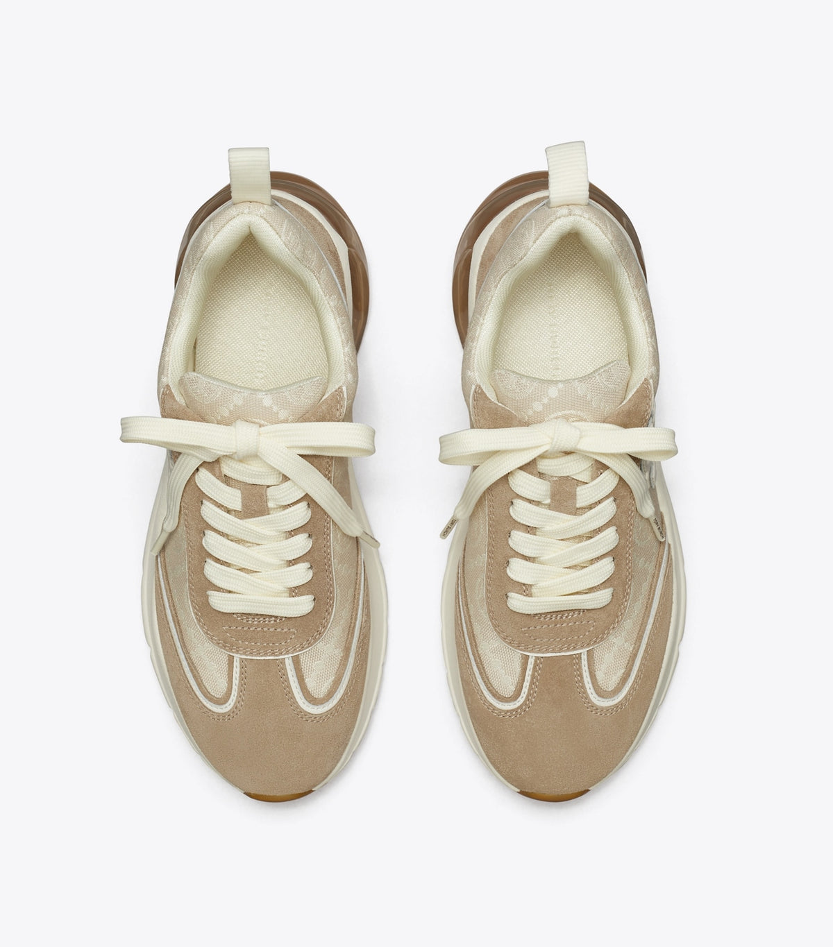 Tory Burch Recommended - T Monogram Good Luck Trainer - Birch / Avola