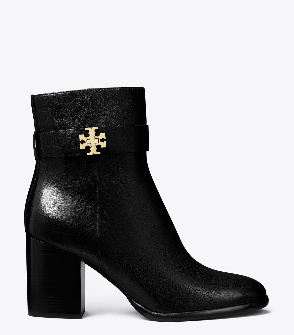 Tory Burch Signature - Turnlock Heeled Ankle Boot - Perfect Black