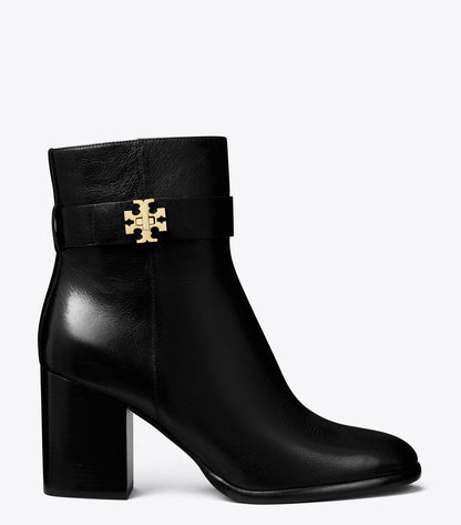 Tory Burch Signature - Turnlock Heeled Ankle Boot - Perfect Black