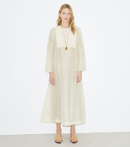 Tory Burch Quality - Long Linen Caftan - New Ivory