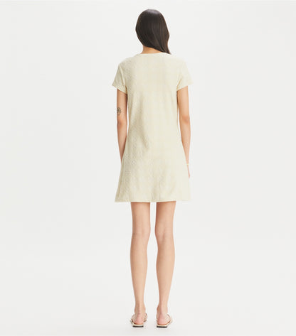 Tory Burch Recommended - Terry Jacquard Logo Shirtdress - New Ivory