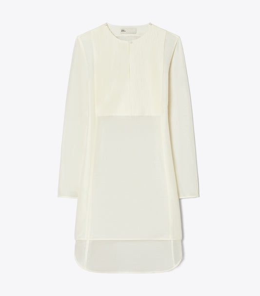 Tory Burch Top Pick - Linen Tunic - New Ivory