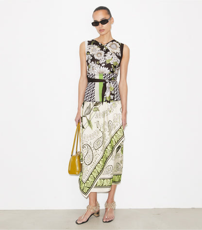 Tory Burch Smart Buy - Printed Silk Top - Brown Floral
