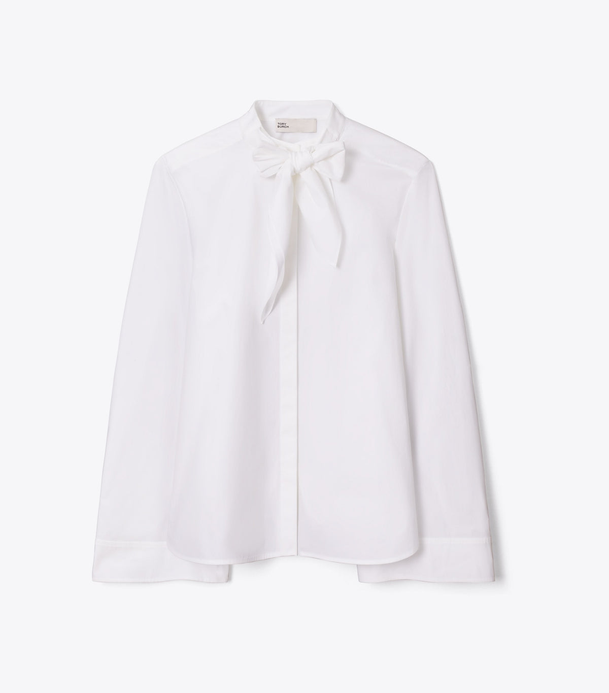 Tory Burch Discount - Cotton Bow Blouse - White