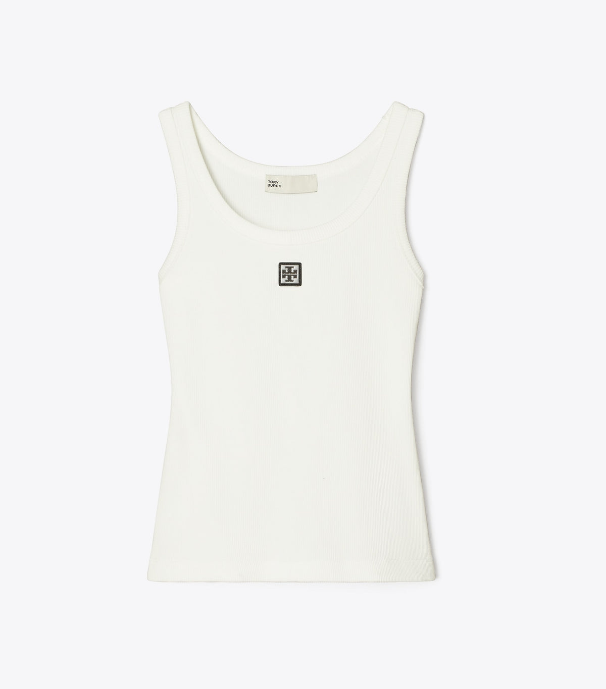 Tory Burch Featured - Cotton Scoop Tank - Snow White