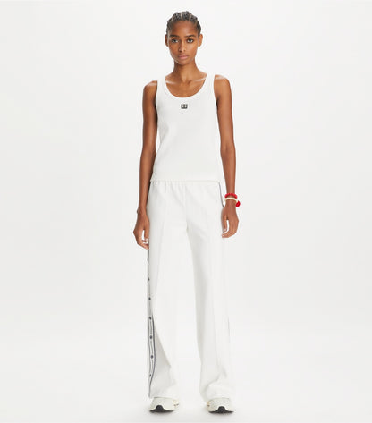 Tory Burch Featured - Cotton Scoop Tank - Snow White
