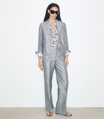Tory Burch Best Seller - Jacquard Blazer - Blue Floral
