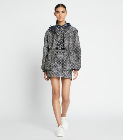 Tory Burch Best Seller - T Monogram Jacquard Anorak - Tory Navy T Monogram Small Sport