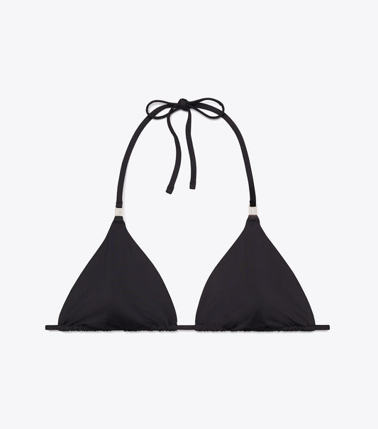 Tory Burch Hot Sale - Solid Bikini Top - Black