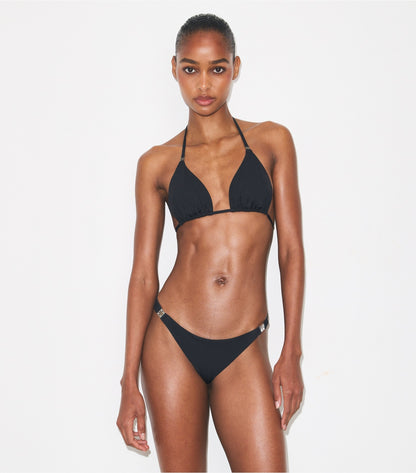 Tory Burch Quality - Solid Bikini Bottom - Black