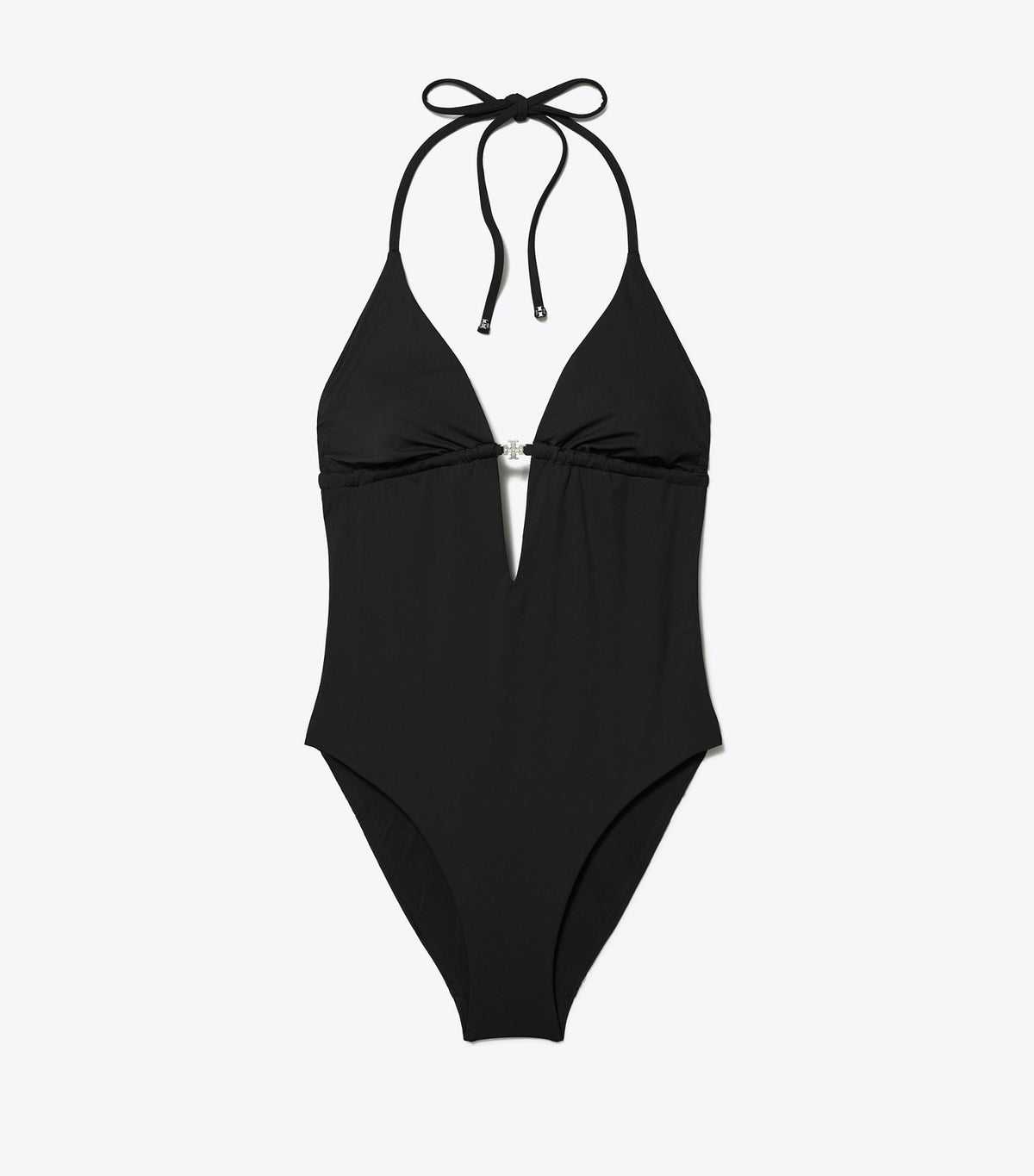 Tory Burch Quality - Halterneck Swimsuit - Black