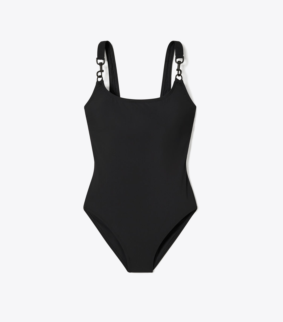Tory Burch Top Pick - Clip Tank Swimsuit - Black / Black