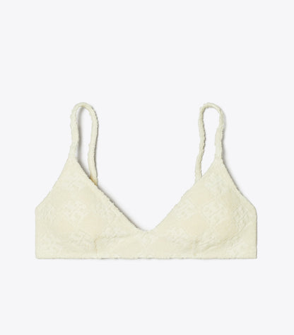 Tory Burch Trending - Terry Logo Bikini Top - New Ivory