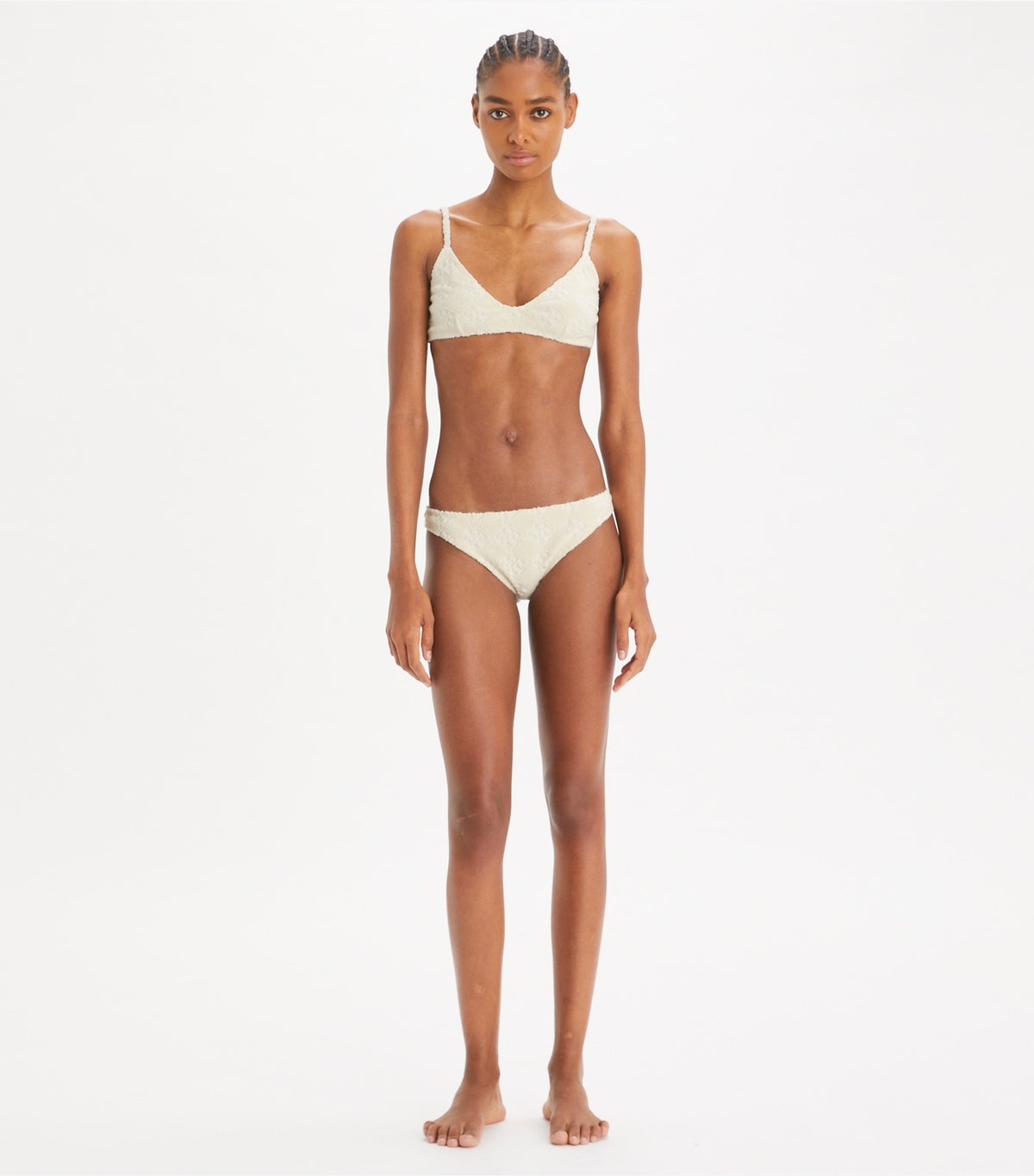 Tory Burch Trending - Terry Logo Bikini Top - New Ivory
