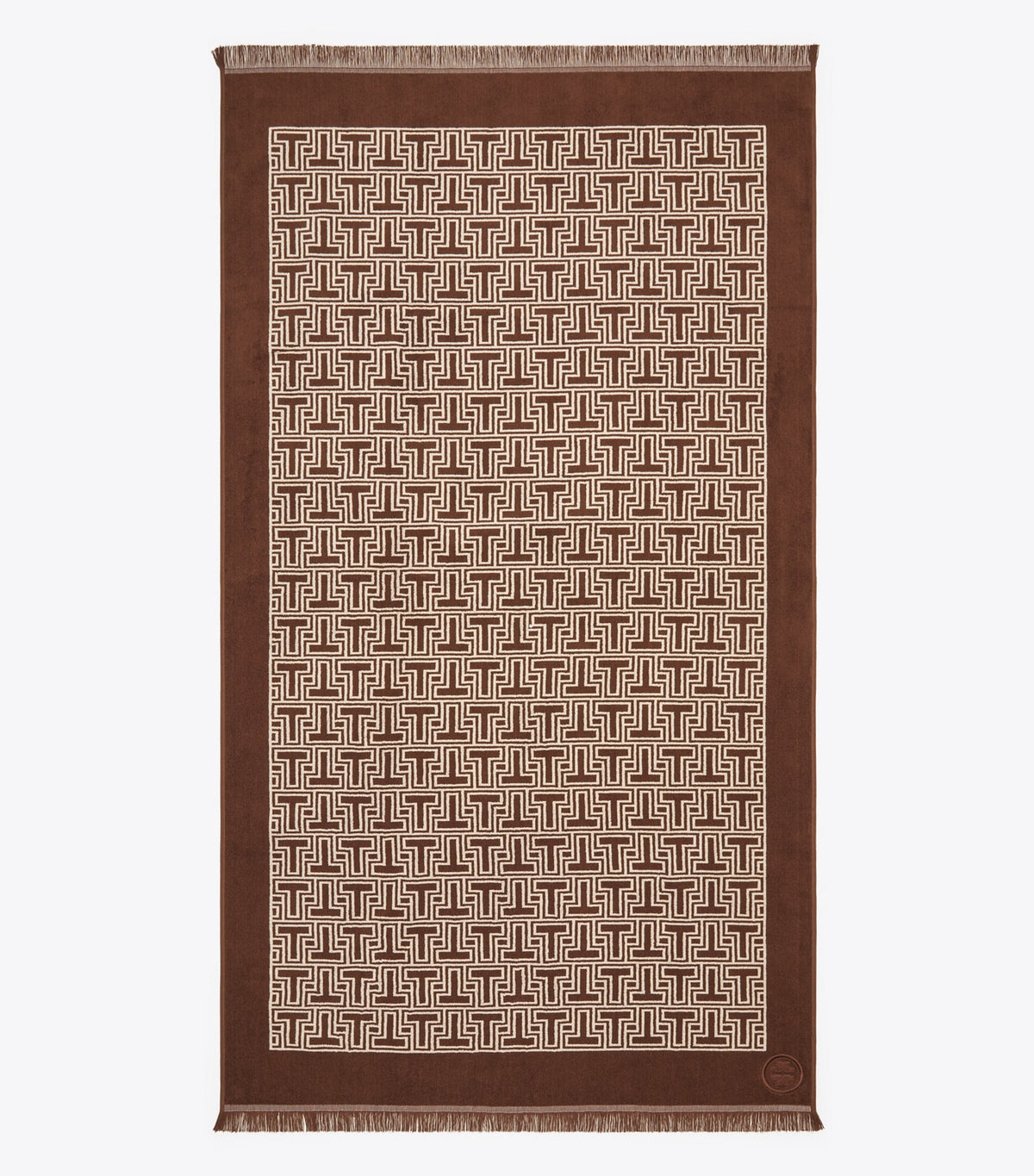 Tory Burch Top Pick - T-Tile Beach Towel - Brown