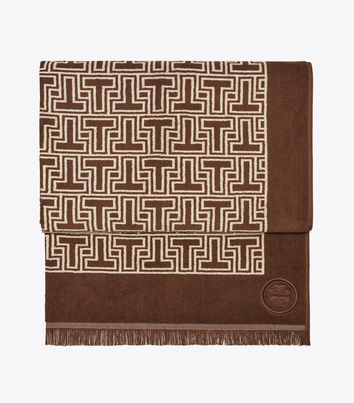 Tory Burch Top Pick - T-Tile Beach Towel - Brown