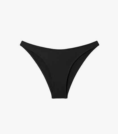 Tory Burch Latest - High-Cut Bikini Bottom - Black