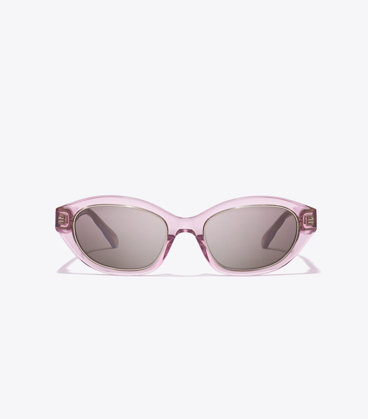Tory Burch Exclusive - Kira Cat-Eye Sunglasses - Transparent Pink/ Dark Brown