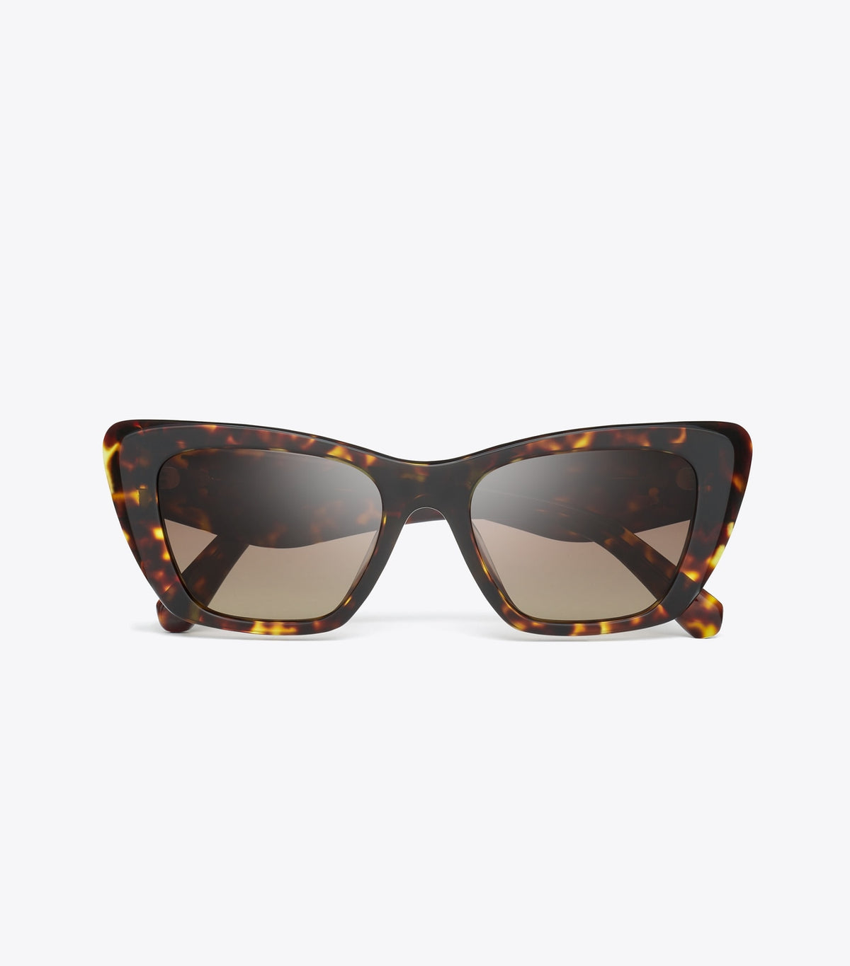 Tory Burch Great Value - Kira Cat-Eye Sunglasses - Dark Tortoise/Brown Polar