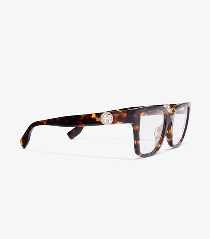 Tory Burch Best Price - Miller Square Eyeglasses - Dark Tortoise