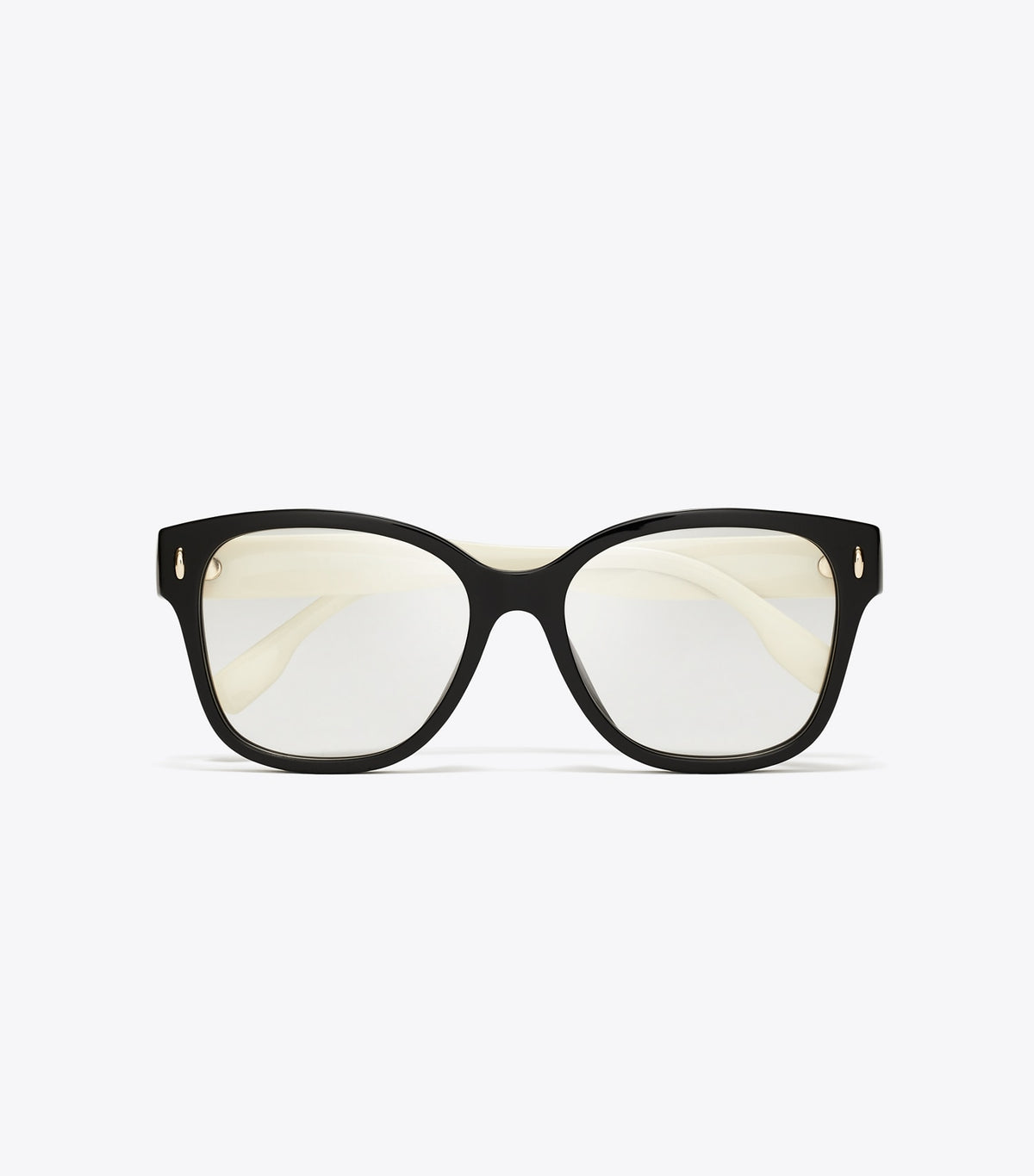 Tory Burch Top Pick - Miller Square Eyeglasses - Black/Ivory