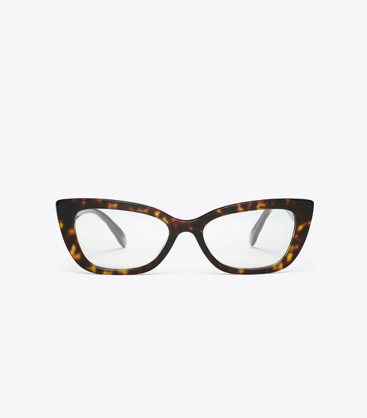Tory Burch Deals - Kira Cat-Eye Eyeglasses - Dark Tortoise
