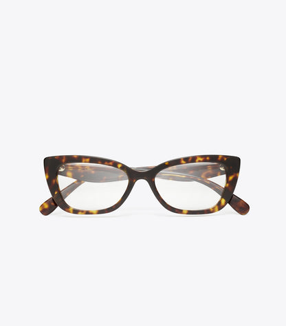 Tory Burch Deals - Kira Cat-Eye Eyeglasses - Dark Tortoise