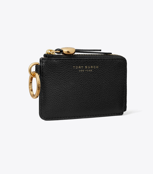 Tory Burch Essential - Leather Card Case Bag Charm - Black