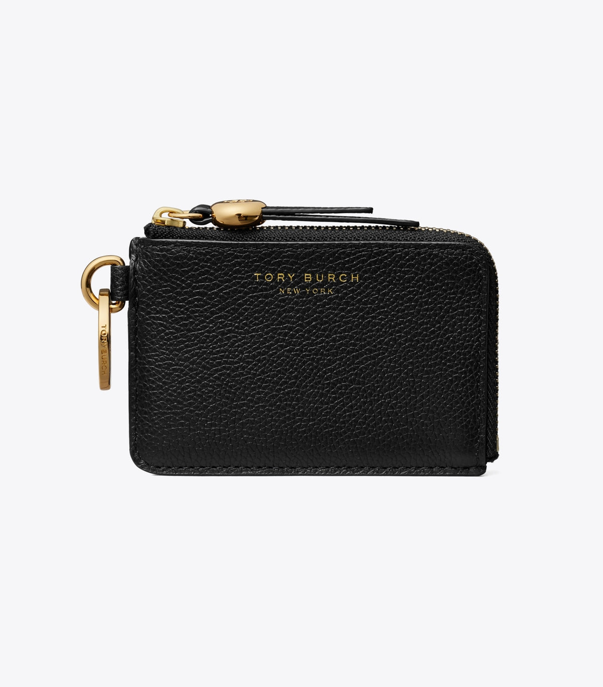 Tory Burch Essential - Leather Card Case Bag Charm - Black