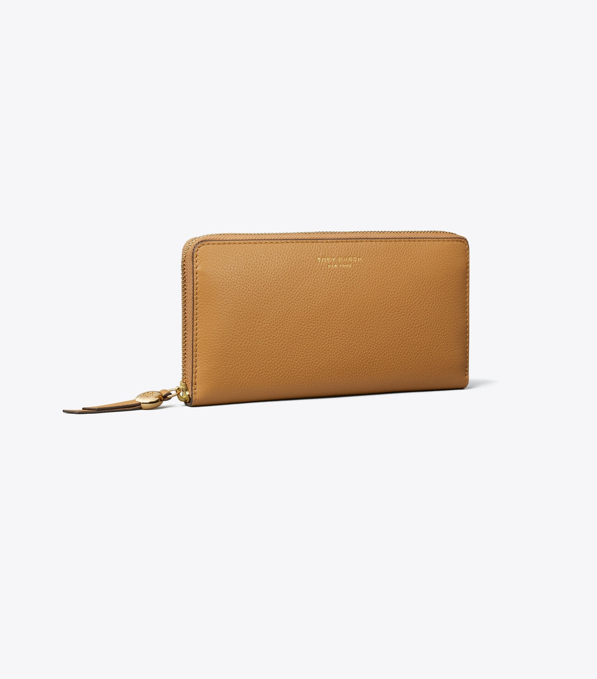 Tory Burch Latest - Leather Zip Continental Wallet - Tiramisu