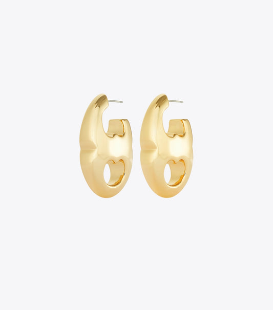 Tory Burch Recommended - Gemini Link Earrings - Light Brass