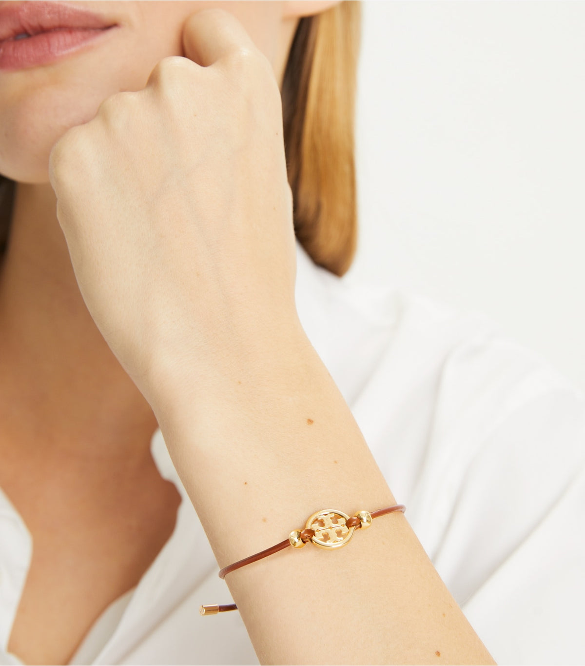 Tory Burch Quality - Icon Slider Bracelet - Tory Gold / Ivory