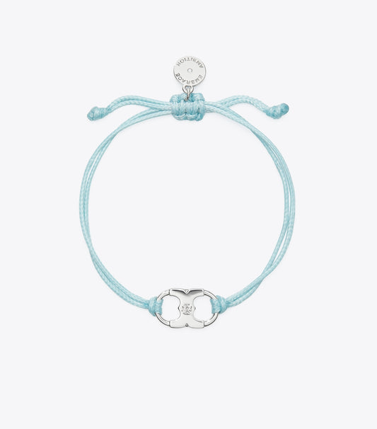 Tory Burch Best Price - Embrace Ambition Bracelet - Tory Silver / Light Blue