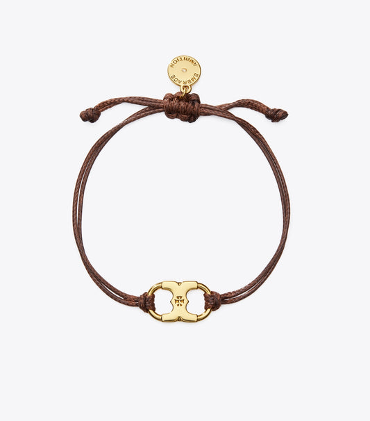 Tory Burch Everyday - Embrace Ambition Bracelet - Tory Gold / Brown