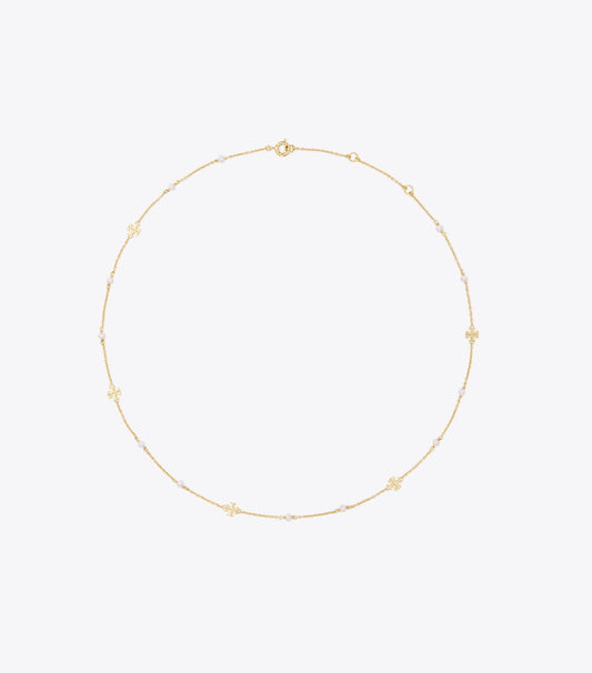 Tory Burch Great Value - Moondance Pearl Necklace - Tory Gold / Pearl