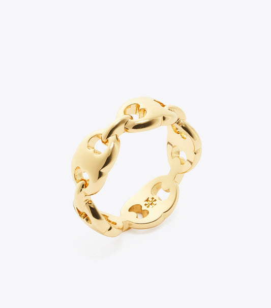 Tory Burch Latest - Gemini Link Ring - Light Brass