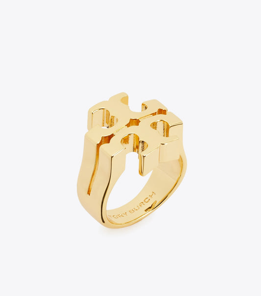 Tory Burch Signature - Icon Ring - Tory Gold
