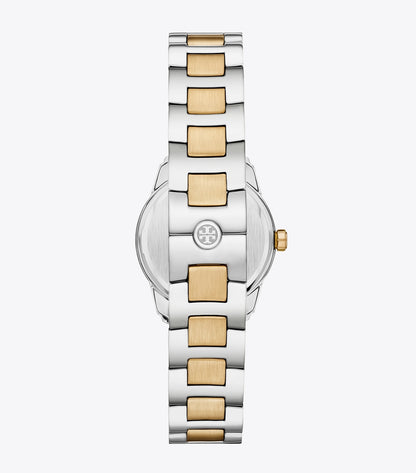 Tory Burch Discount - Small Miller Watch - Ivory/Two-Tone