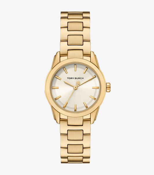 Tory Burch Exclusive - Small Miller Watch - Ivory/Pale Gold
