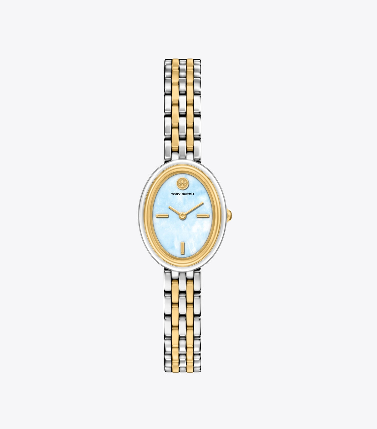 Tory Burch Great Value - Oval Watch - Light Blue Mop/Gold/Two-Tone