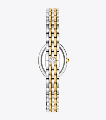 Tory Burch Great Value - Oval Watch - Light Blue Mop/Gold/Two-Tone