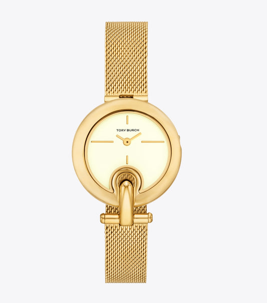 Tory Burch Deals - Small Pierced Watch - Ivory/Gold