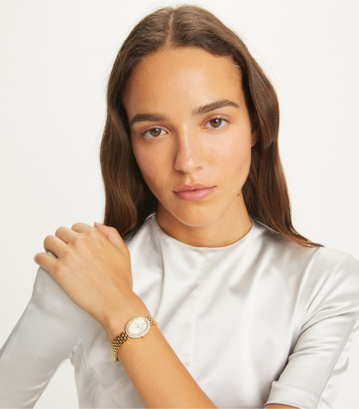 Tory Burch Everyday - Oval Watch - Mop/Stones/Gold